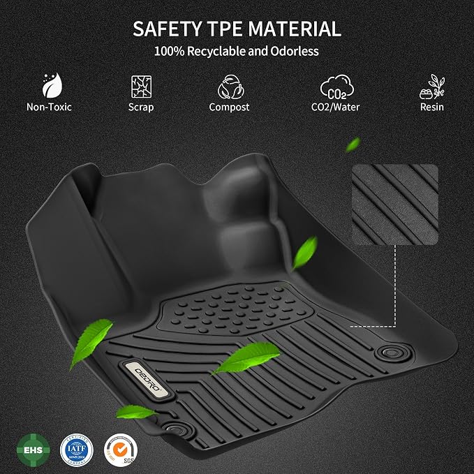 OEDRO Floor Mats Fit for 2015-2017 Toyota Camry Standard Models, TPE - Image 5