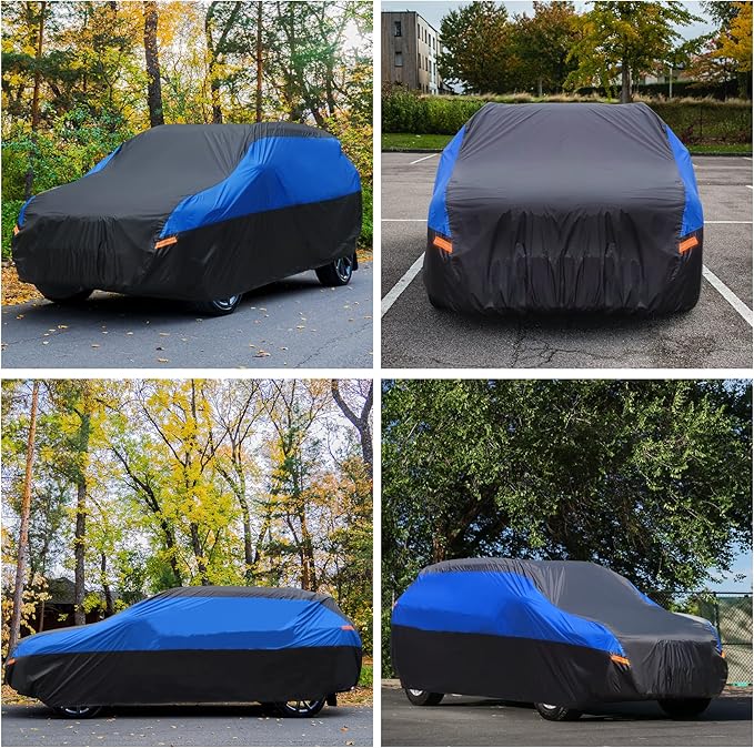 SUV Car Cover Hatchback Cover Waterproof All Weather, Outdoor Car Covers - Image 5