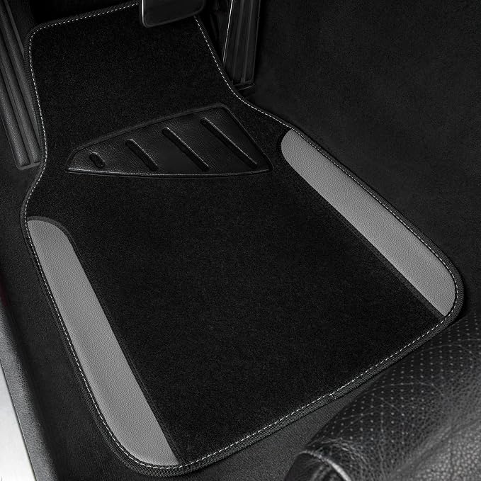 CAR PASS Rainbow Waterproof Universal Fit Faux Leather Car Carpet- Anti-Slip - Image 7