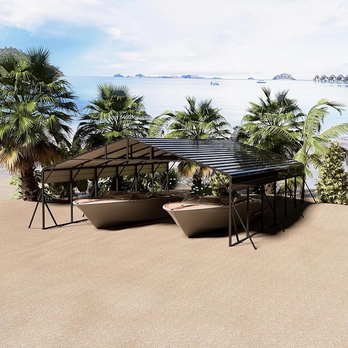 20' x 30' Heavy Duty Metal Carport - Image 6