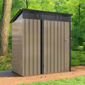 WKM 5x3 FT Outdoor Storage Shed, Utility Metal Tool Storage by Unknown