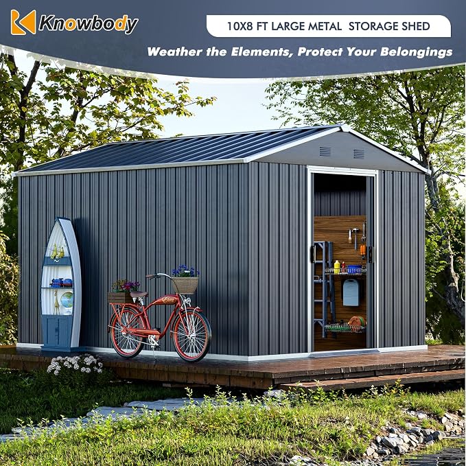 Metal Shed 8x10x6 FT - Image 2