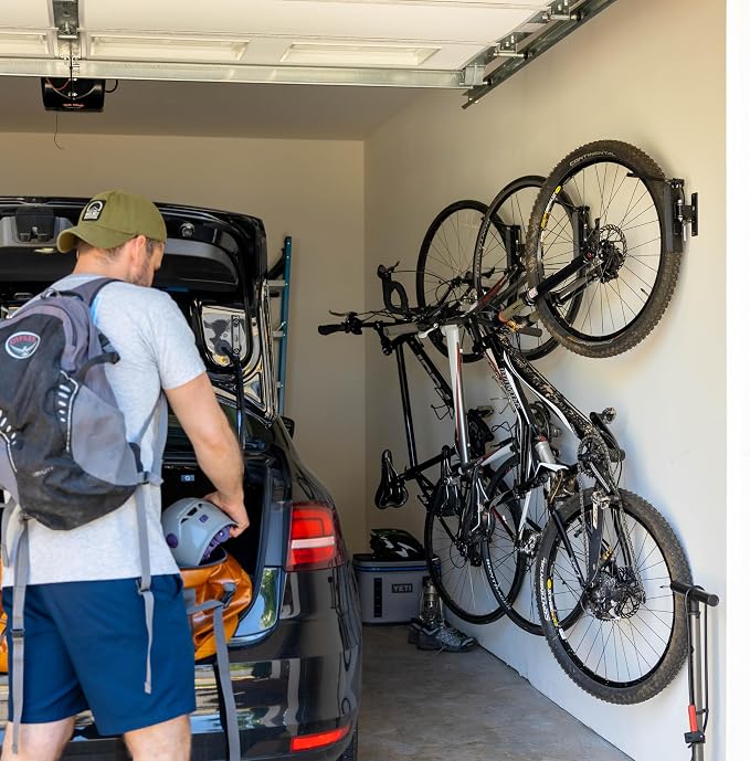 StoreYourBoard Bike Swivel Rack – Wall Mounted Garage Bike Storage, Vertical - Image 7