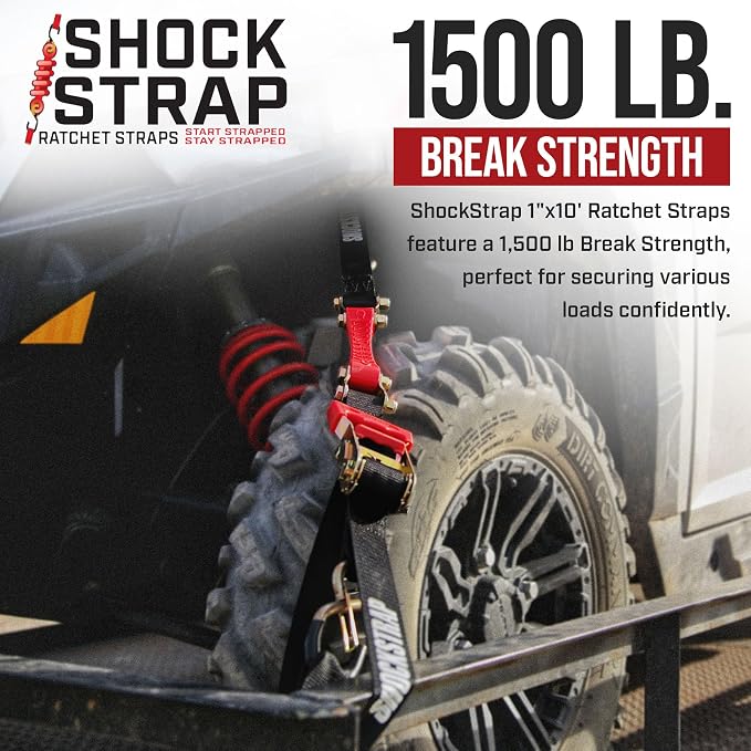 Ratchet Strap, 500 LB WLL / 1, 500 LB Break Strength - Image 5