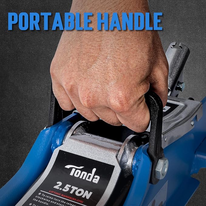 TONDA Low Profile Car Jack, 2.5 Ton Hydraulic Trolley Floor Jack - Image 4