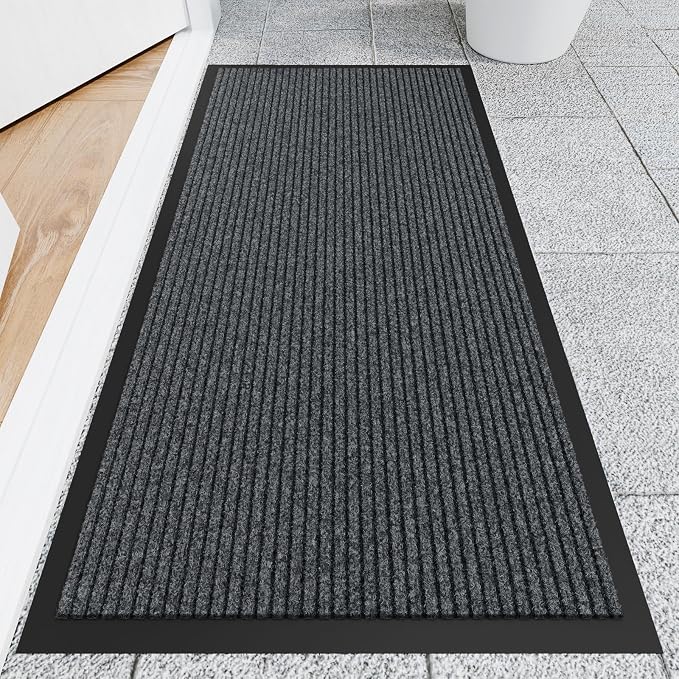 Front Door Mat, Commercial Door Mats Entrance, Low Profile Welcome Mats Non-Slip by Naturehydro