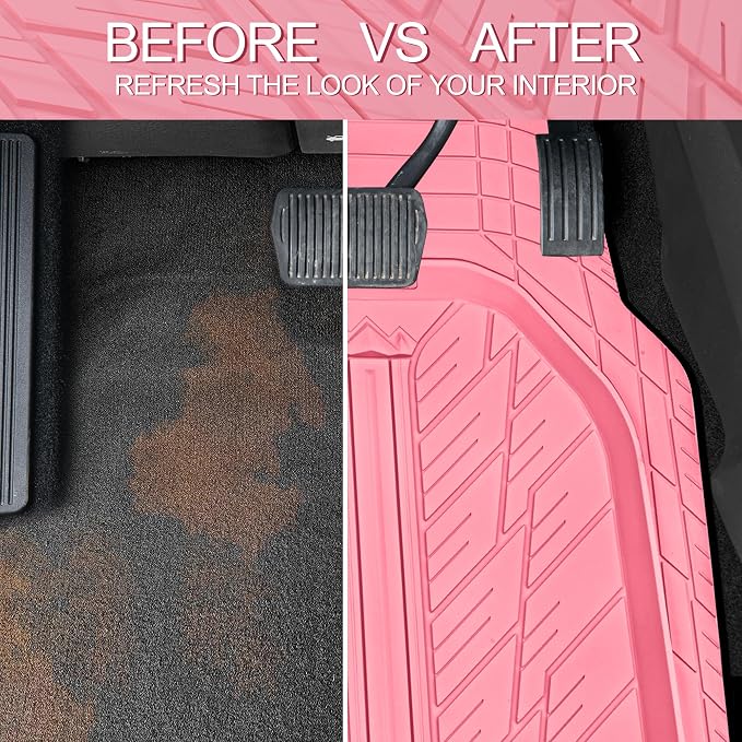 CAR PASS DeepDish Pink Floor Mats - Image 6