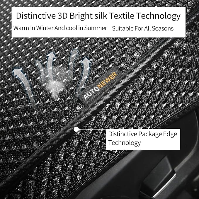 Auto Newer Breathable Universal Four Seasons Car Seat Covers, Luxury Include - Image 2