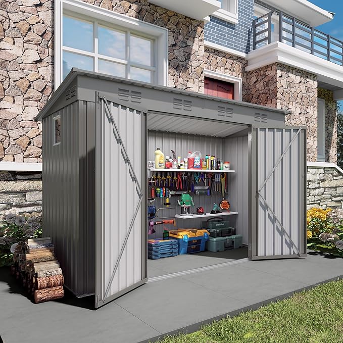 ARMSET Outdoor Storage Shed 4x9 FT - Image 8