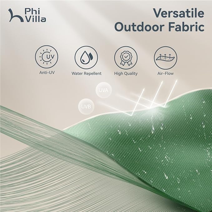 PHI VILLA 15ft Large Patio Umbrellas - Image 6