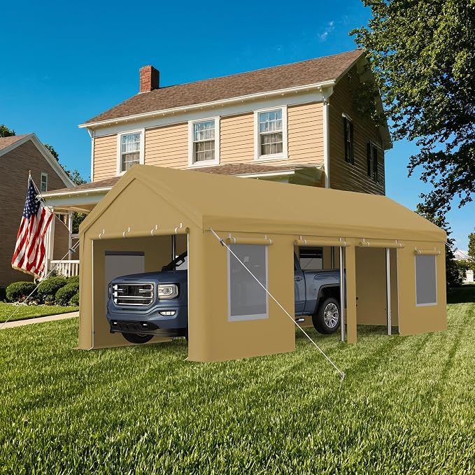 13x25ft Carport, Heavy Duty Carport - Image 2