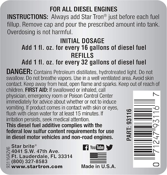 Star Tron Super Concentrated Diesel Formula - Image 2