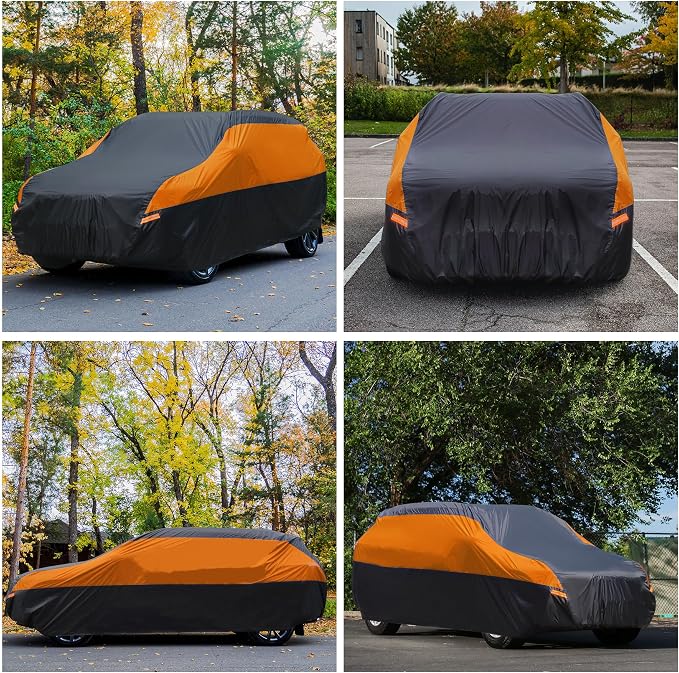 SUV Car Cover Hatchback Cover Waterproof All Weather, Outdoor Car Covers - Image 4