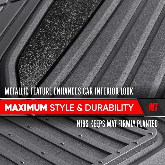 Motor Trend ChromeTech Car Floor Mats Full Set - Image 6