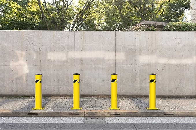 Crowd Control Warehouse Trafford Industrial Steel Bollards - Image 3