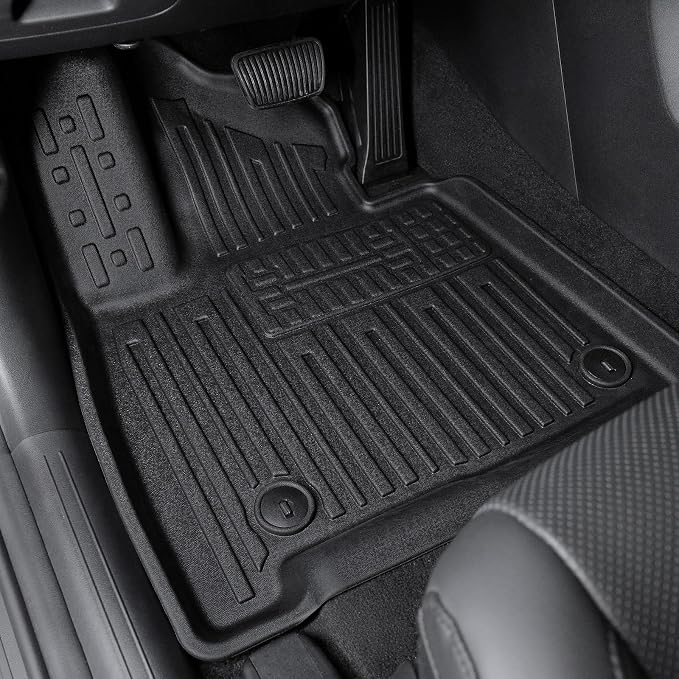 Floor Mats for 2024 2025 2026 Hyundai Santa Fe 6-Seat/7-Seat, All Weather TPE - Image 3