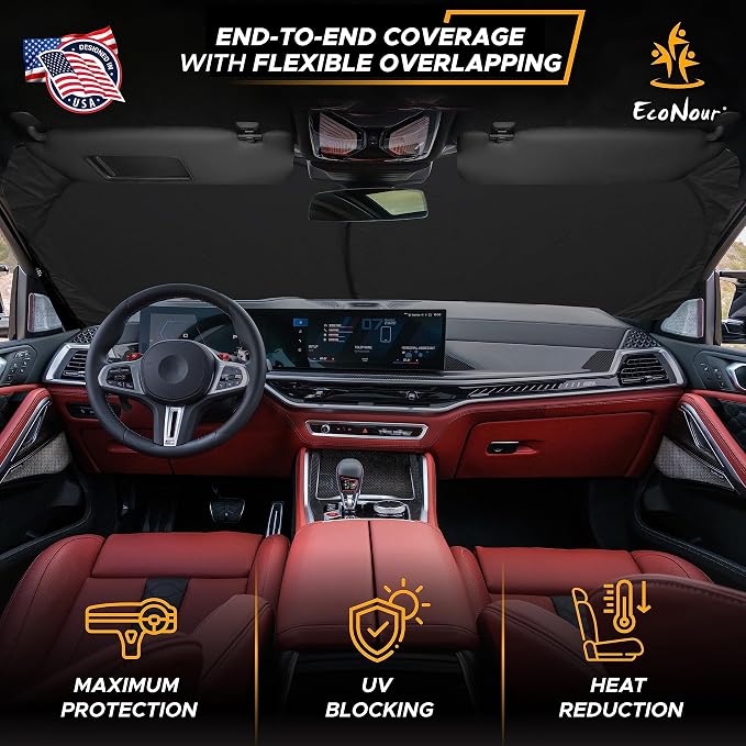 EcoNour Car Windshield Sun Shade - Image 2