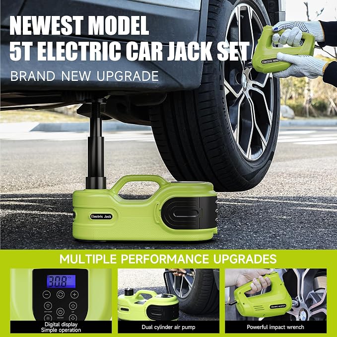 Electric Car Jack Kit 5T 12V Hydraulic Tire Jack - Image 2