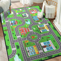 Play Rug for Playroom 3x4 Car Mat Town City Road Map for Boys Bedroom Fun Car by Isyorefam