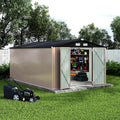 10x14x6.4 FT Outdoor Storage Sheds, Metal Garden Tool Shed by GarveeLife