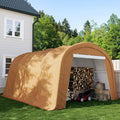 SUNBURY Carport, Round Portable Garage, Outdoor 13x20 ft Heavy Duty Carport by SUNBURY