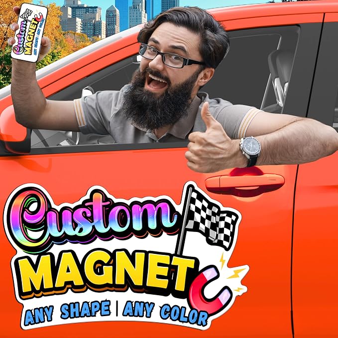 Custom Car Magnet with Your Logo ║ Advertise Your Business Vehicle Magnetic ║ - Image 6