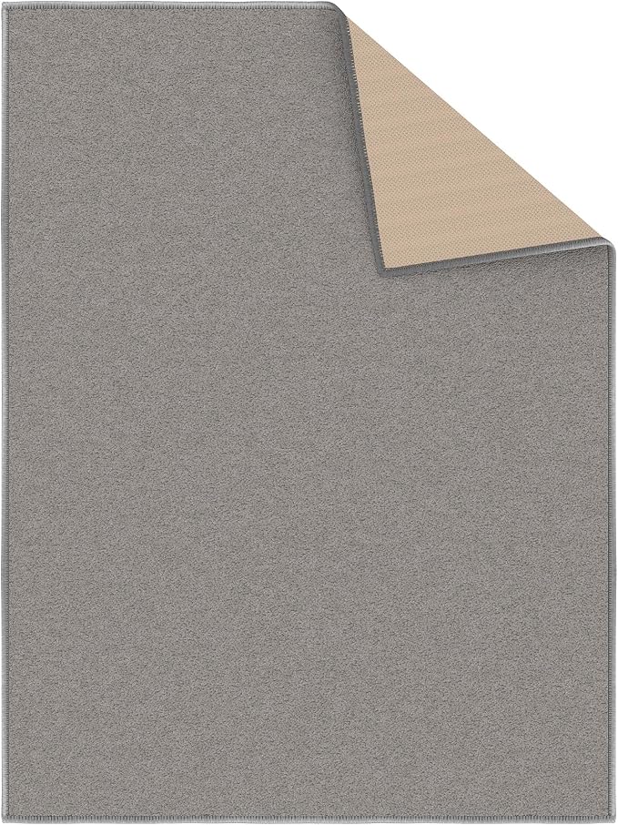 Ottomanson Rugs for Entryway 2'3" x 3' Non Slip Solid Small Area Rugs Durable - Image 7