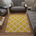 Ottomanson 5' x 6'6" Rugs for Living Room Trellis Area Rug for Bedroom by Ottomanson
