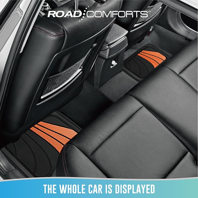 Road Comforts Car Floor Mats Full Set – Front & Rear Car Floor Mats - Image 3