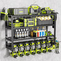MAXIFFE 4 Layer Power Tool Organizer Wall Mount, Heavy Duty Metal Cordless Tool by MAXIFFE