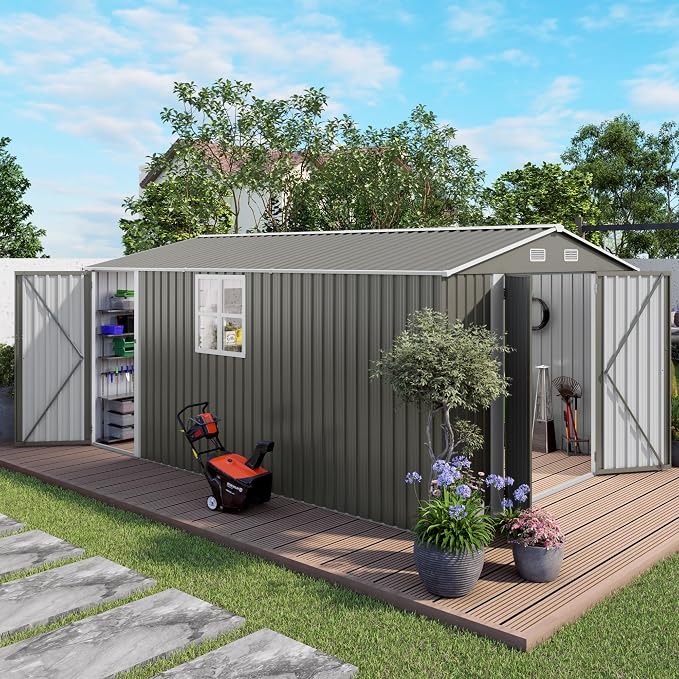 10x14 FT Outdoor Storage Shed by Zolyndo