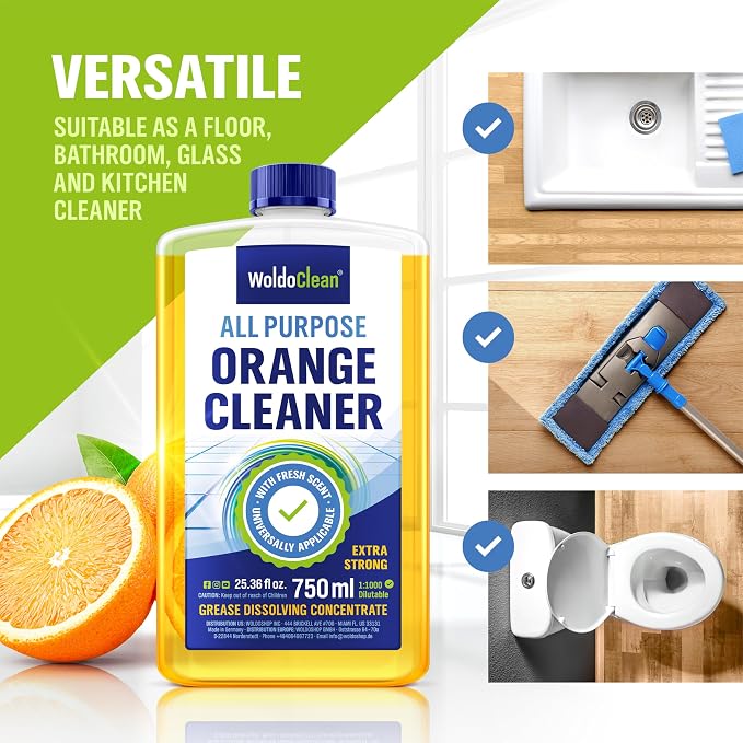 Orange Oil Cleaner Concentrated 25.36 fl oz - Image 2