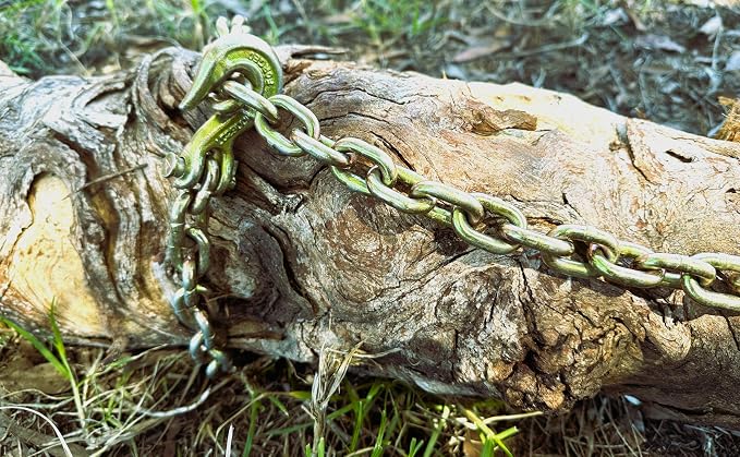 DOWN UNDER OUTDOORS Heavy Duty 3/8”x 10ft Grade 70 Recovery Log Chain, Deer Drag - Image 4