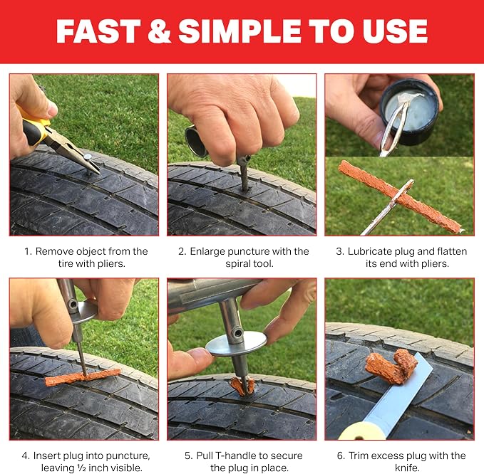 Boulder Tools | Heavy Duty Tire Repair Kit - Image 5