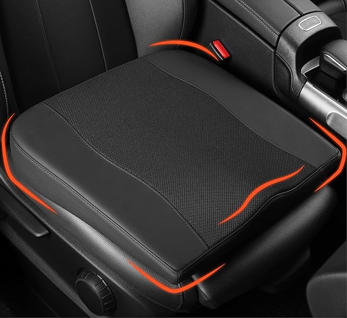 Car Seat Cushion, Comfort Memory Foam Car Cushions by LoftyAim