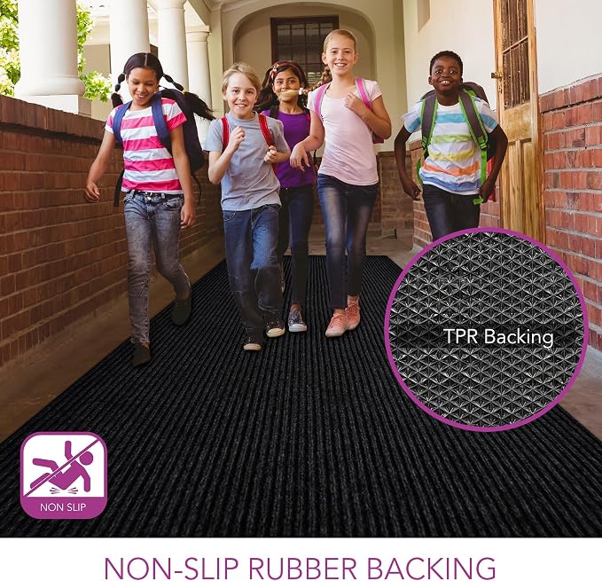 iCustomRug Spartan Weather Warrior Indoor/Outdoor Utility Ribbed Carpet Runner - Image 9