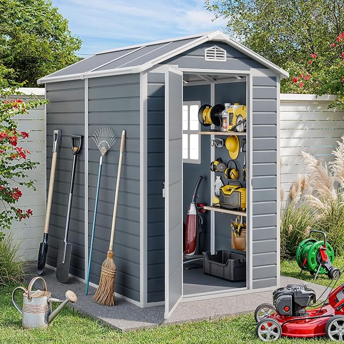 Gizoon 6x4 FT Outdoor Storage Shed - Image 3