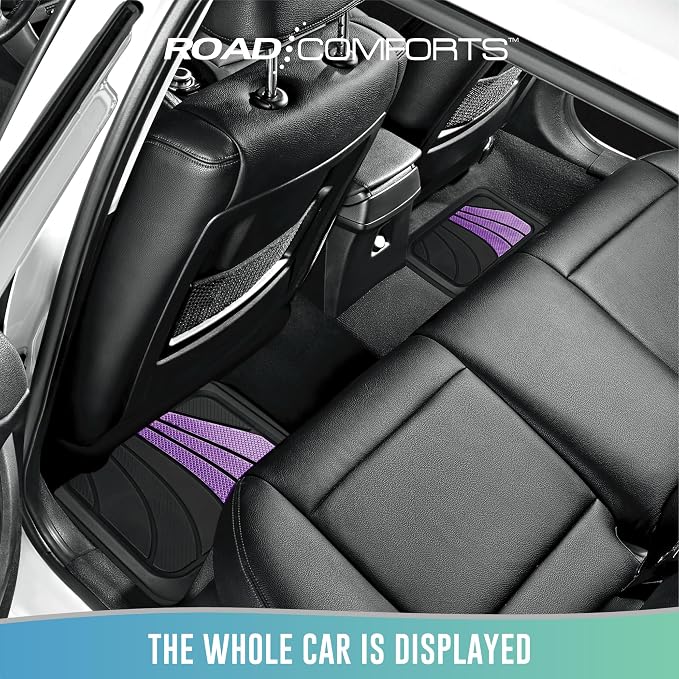 Road Comforts Car Floor Mats Full Set – Front & Rear Car Floor Mats - Image 3
