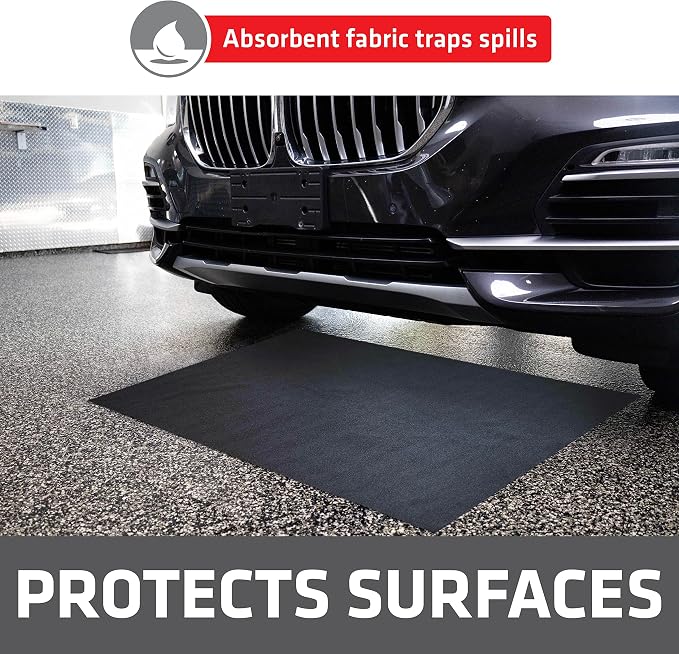 Drymate XL Oil Spill Mat, Premium Absorbent Oil Pad, Waterproof Backing - Image 3