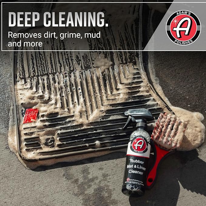 Adam's Polishes Rubber Mat & Liner Cleaner 16oz Protectant & Rubber Floor Mat - Image 4