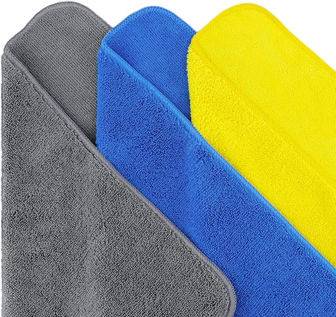 POLYTE Premium Microfiber Cleaning Towel, 16x16 in 24 Pack - Image 2
