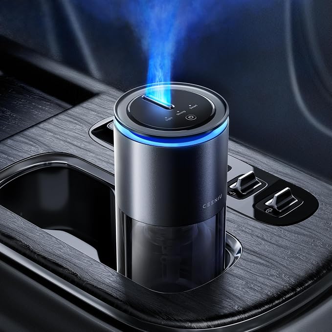 Ceeniu Smart Car Air Freshener, Enlarged Spray Nozzle, Advanced Ultrasonic by ShowYourElegance
