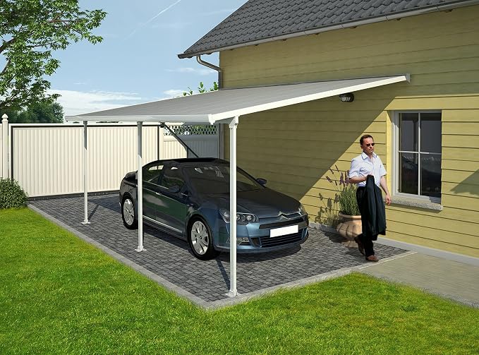 Palram - Canopia Feria 13 Ft. x 26 Ft. Carport Aluminum Metal Frame and - Image 3