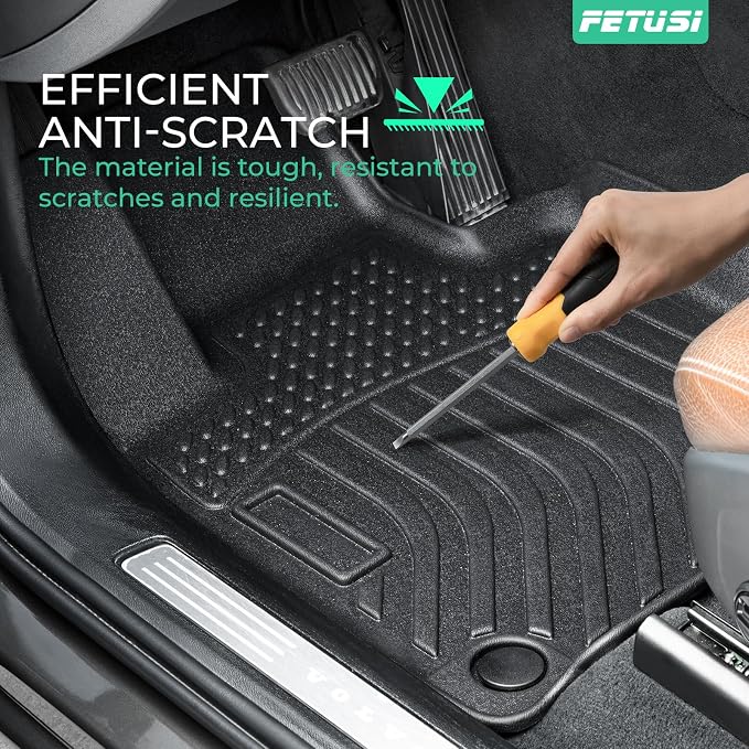 Floor Mats Fit for 2021-2024 2025 Nissan Rogue, Custom Fit TPE All Weather - Image 7
