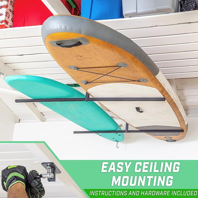 GoSports Kayak Rack for Garage Ceiling Mount - Image 6