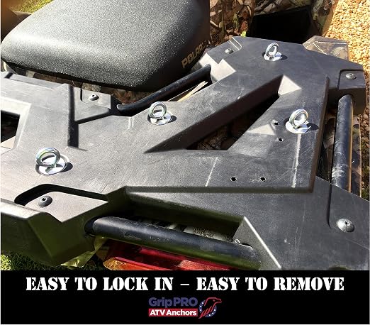 GripPRO ATV Anchors – 6 Pack Fits Polaris Lock & Ride Bed Holes on RZR & - Image 6