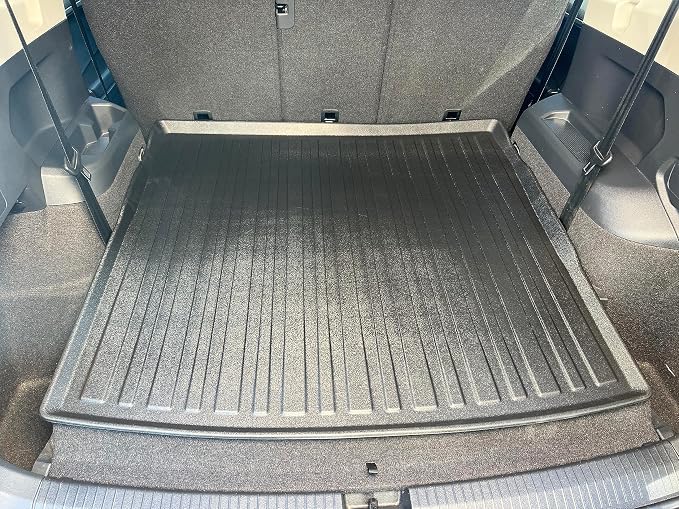 Premium Cargo Liner for Volkswagen Tiguan 5 & 7 Seat Models Trunk Layout Behind by EcoLinerUSA