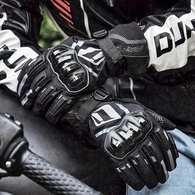 Motorcycle Gloves, Waterproof, Touch Screen, Men's Winter Gloves, Snowmobile - Image 8
