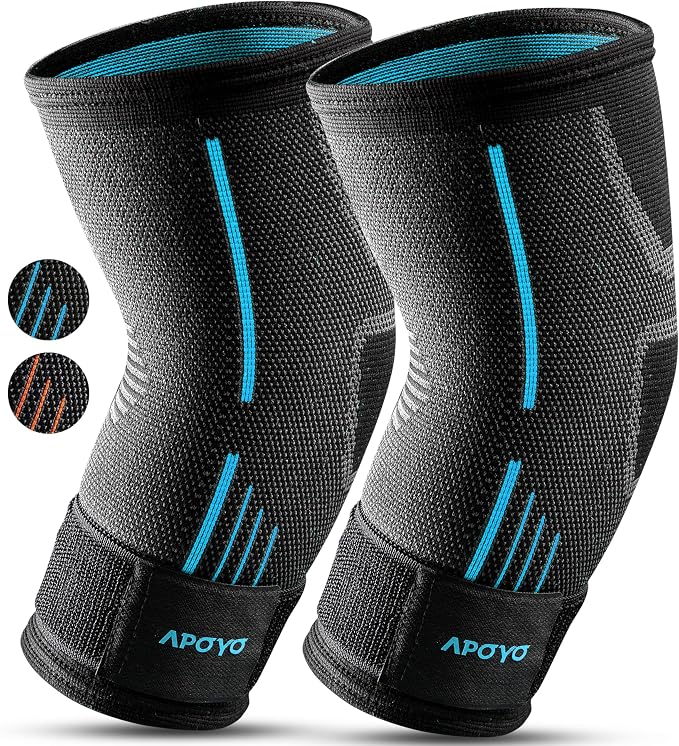 APOYO Elbow Brace for Tendonitis and Tennis Elbow, Compression Sleeve for by APOYO