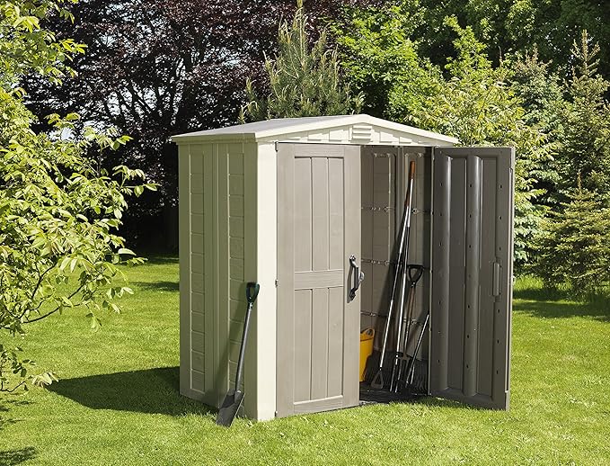 Keter Factor 6x3 Outdoor Storage Shed Kit-Perfect to Store Patio Furniture - Image 6